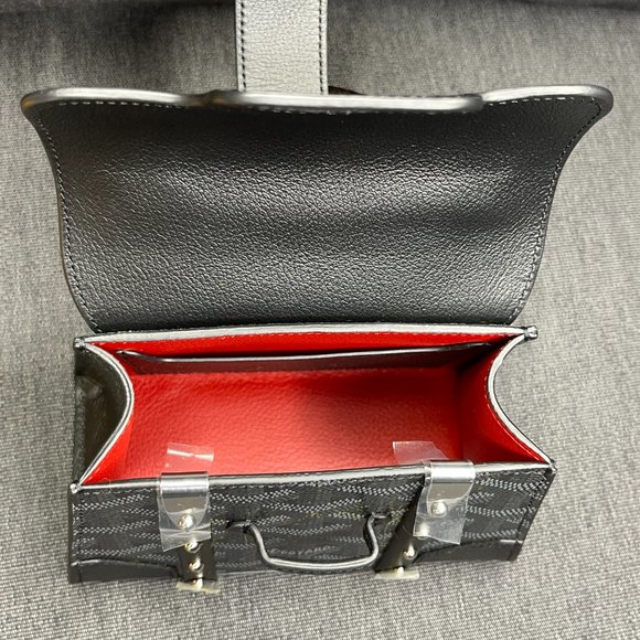 Goyard Limited Release New Nano Structured Saigon - Sold Out - Black/Red NWT - Picture 12 of 15